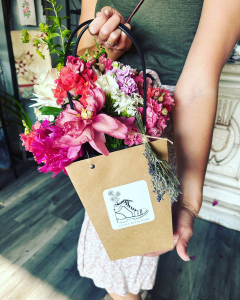Little Petal Farm Signature Wrapped Bouquet