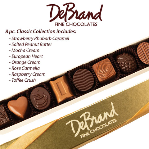 6 piece DeBrand Fine Chocolates