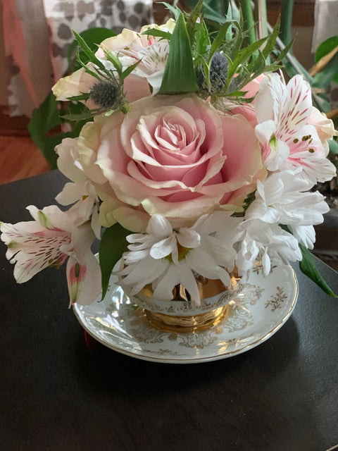 Tea Cup Bouquet