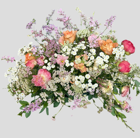 wedding aisle flowers